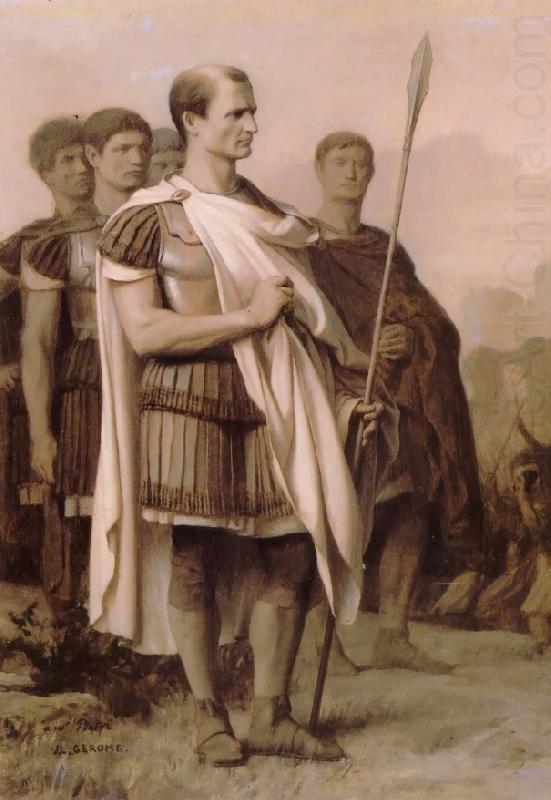 Julius Caesar and Staff, Jean Leon Gerome